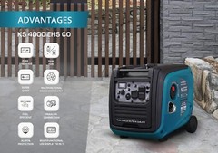 Konner Sohnen KS 4000iEHS CO Dual Fuel Inverter Generator + Free Air Compressor