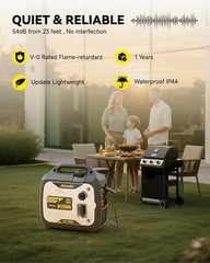2300W Inverter Generator Gas Power Campe RV Home Backup Job site Construction