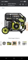 Ryobi RYi4022X 4000 Watt Gasoline Powered Digital Inverter Generator