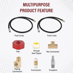 HND1.2CD Dual System Extended Run Generator Fuel Kit For Honda EU1000i EU2200i