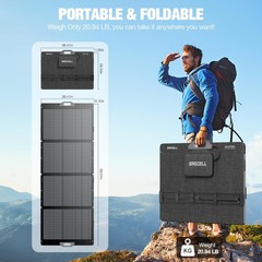 350W Portable Solar Panel Off-Grid for Power Station Generator Foldable