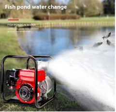 Gasoline-powered Water Pump with A Four-stroke Gasoline Engine, Self-priming