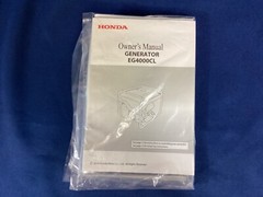 NEW 2024 Honda Generator EG4000CL, Owner’s Manual, 31Z33604, 00X31-Z33-6040*