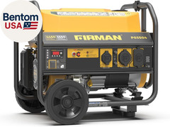 P03504 Gas Portable Generator, 4450W Recoil Start, 120V, CO Alert, Quiet 67Db, 2
