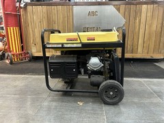 Champion 6250W/5000W Portable Generator, Gas Powered, Recoil Start used corded