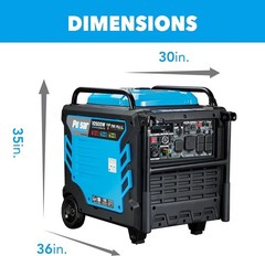 Pulsar 10,500-W Super Quiet Portable Tri Fuel Inverter Generator w/ Remote Start