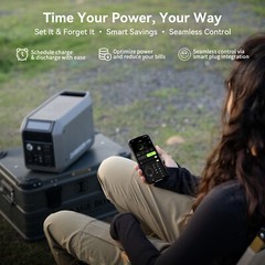 1200W 1008Wh Portable Power Station Solar Generator w/ 120W Solar Panel Dabbsson