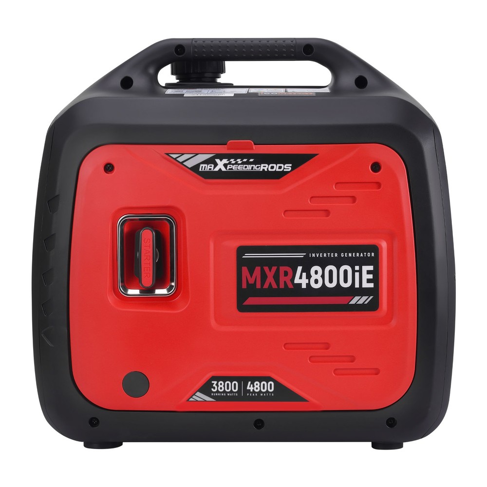 Quiet Inverter Generator 4800W Peak 3800W Rated Electric Remote Start USB Outlet