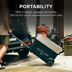EF EcoFlow DELTA Pro Smart Extra Battery Portable Power Station 3600Wh Capacity
