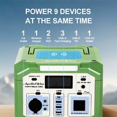 BMS Outdoor Power Portable Power Station Solar Generator Outdoor Camping AC/DC