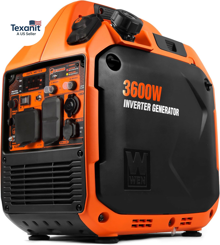 Quiet and Lightweight 3600-Watt Dual Fuel Rv-Ready Portable Inverter Generator w