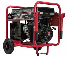 All Power 10,000-W Portable Hybrid Dual Fuel Gas Generator with Electric Start