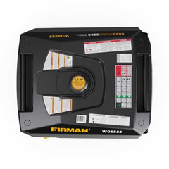 Firman 6850/5500W Gas Portable Generator 120V CO Alert Recoil Start W05583