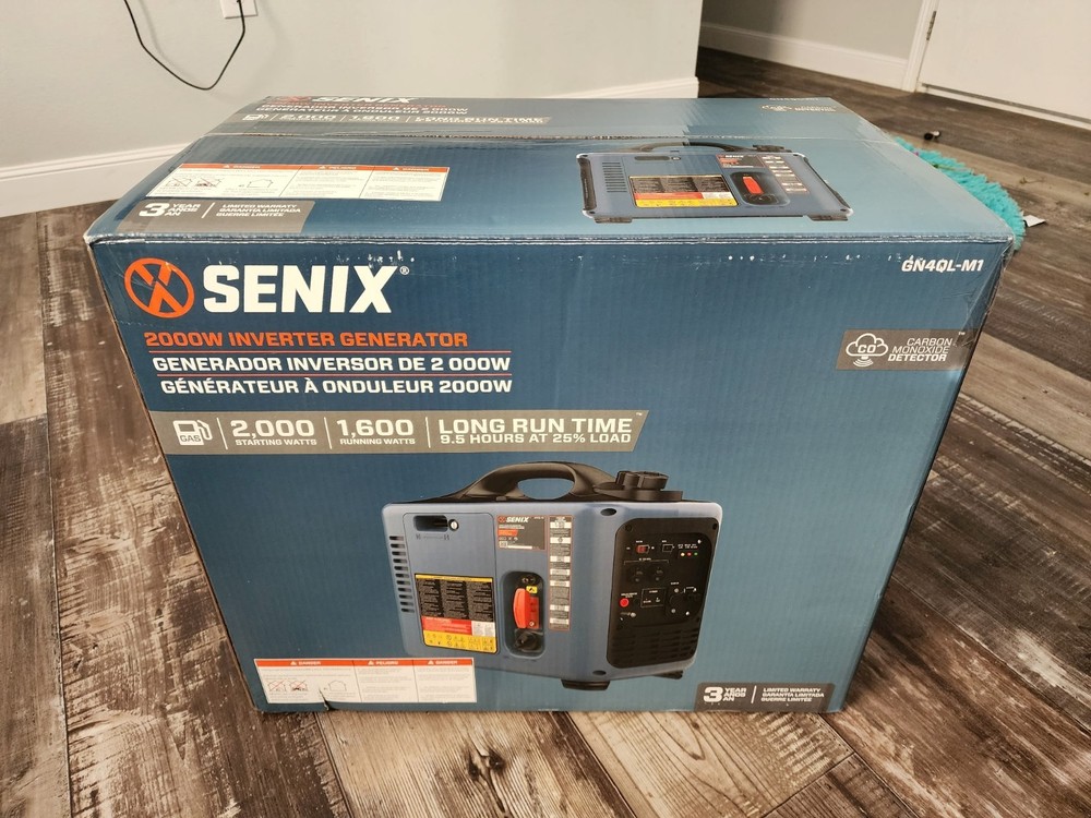 Senix GN4QL-M1 2000 Watt Portable Gas Inverter/Generator New
