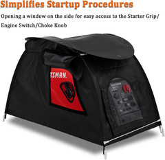 Generator Cover While Running, Portable Waterproof Generator Storage Cover，All-W