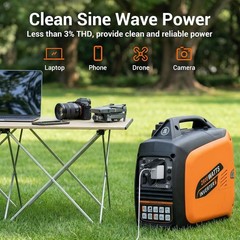 Oxseryn EDOC09 2800W Inverter Generator 2000W Quiet 9H 40lbs