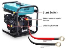 24V Generator with Inverter Auto Start/Stop, Secure Parking DC Voltage 3/4/5/6KW
