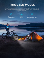 OUKITEL 1024Wh Power Station, 1800W Solar Generator, LiFePO4 Battery Backup