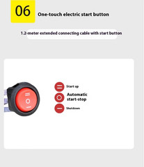 Extended Range Generator Automatic Variable Frequency Battery 48/V60/V72 Volts