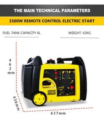 Generator, Liquefied Gas, Gasoline, 2KW, 3KW, 220V, Small Inverter, Household