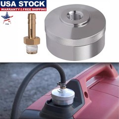 Extended Run Gas Cap Adapter w/ Brass Hose for Yamaha EF2000is EF1000is (Silver)