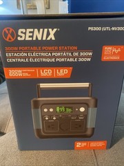 Senix ps300 portable power 300W(600W peak) AC, USB a, c 12v DC car charger,