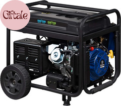 12500 Watt Dual Fuel Home Backup Portable Generator, Remote Electric Start, Tran
