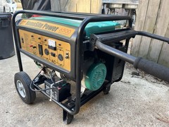 Onan HomeSite Power 6500 Watts Generator Honda Motor Electric Start Runs Great