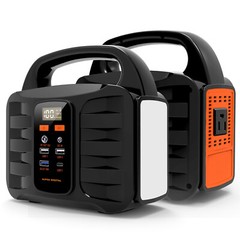 Portable Rechargeable 155Wh/42000mAh Power Station with Solar Panel Charger