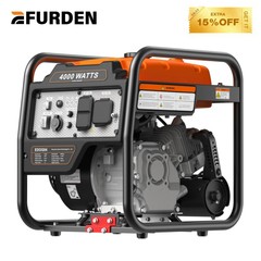 4000W Portable Gasoline Generator 4 Stroke 208 cc Engine Gas Powered Generator