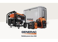 Generac 7329 28kW Home Standby Generator W/200 Amp Transfer Switch