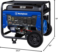 Westinghouse 6600 Watt Home Backup Portable Generator, Remote Electric Start wit