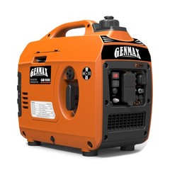 GENMAX Portable Generator 1200W Ultra-Quiet Gas Engine, Ultra Lightweight