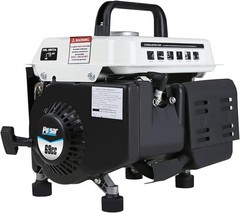 Portable 1,200 Peak Watts Generator with 5-Hour Runtime – Black/White Elegance