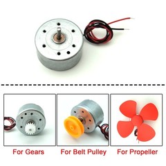 Mini Generator Motor Set 3V-12V DC Electric Motors with Propellers for DIY Proje