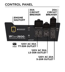 Westinghouse WGen3600v Portable Generator – Blue