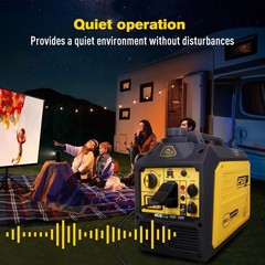 Aceup Energy 2500W Quiet Portable Inverter Generator, EPA, Camping, Lightweight