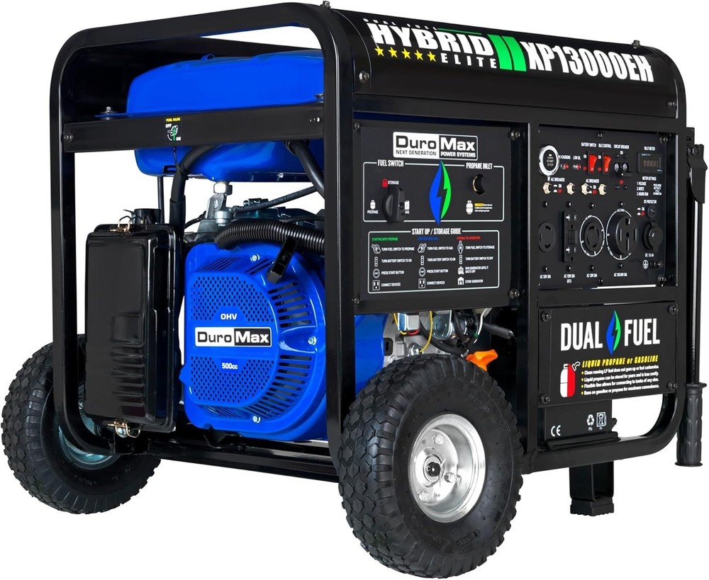 XP13000EH 13,000-Watt Dual Fuel Portable Generator – Gas & Propane