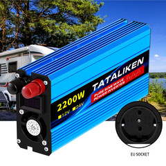 1000W-4000W Pure Sine Wave Inverter DC 12V & 24V to AC 220V 50Hz, Car
