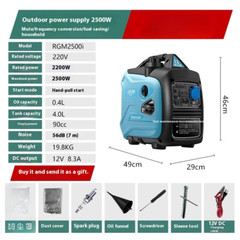 Generator Home Small Silent Inverter Outdoor Caravan Electric Starter