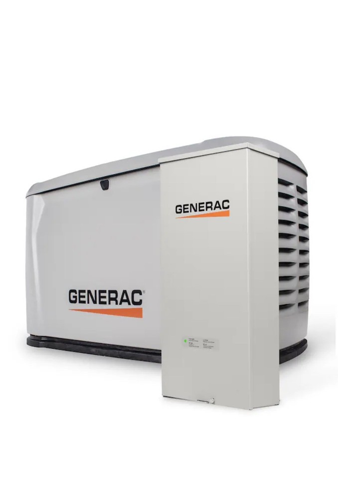 7328 – 26/24kW Air-Cooled Standby Generator, 200A Transfer Switch