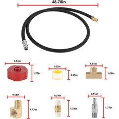 HND1.2CD for Bergs II Dual System with Hose & Cap Fit for Honda Polaris Champion