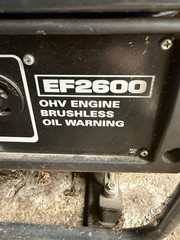 Yamaha EF2600 Portable Generator Works Well – Maintained Pick up only Nutley NJ