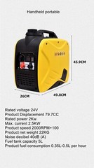 24V DC Gasoline Generator for Large Trucks Truck Parking Air Conditioner