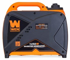 WEN 1,250-Watt Quiet Portable Gas Powered Inverter Generator Home RV, Ultralight