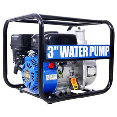 Gas Powered Semi Trash Pump 209cc 7HP 4 Stroke OHV Engine Discharge&Suction Hose