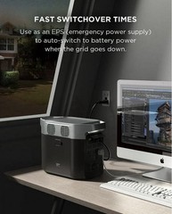 EcoFlow DELTA 2 Lite Portable Power Station 950Wh LiFePO4 1800W Solar Generator