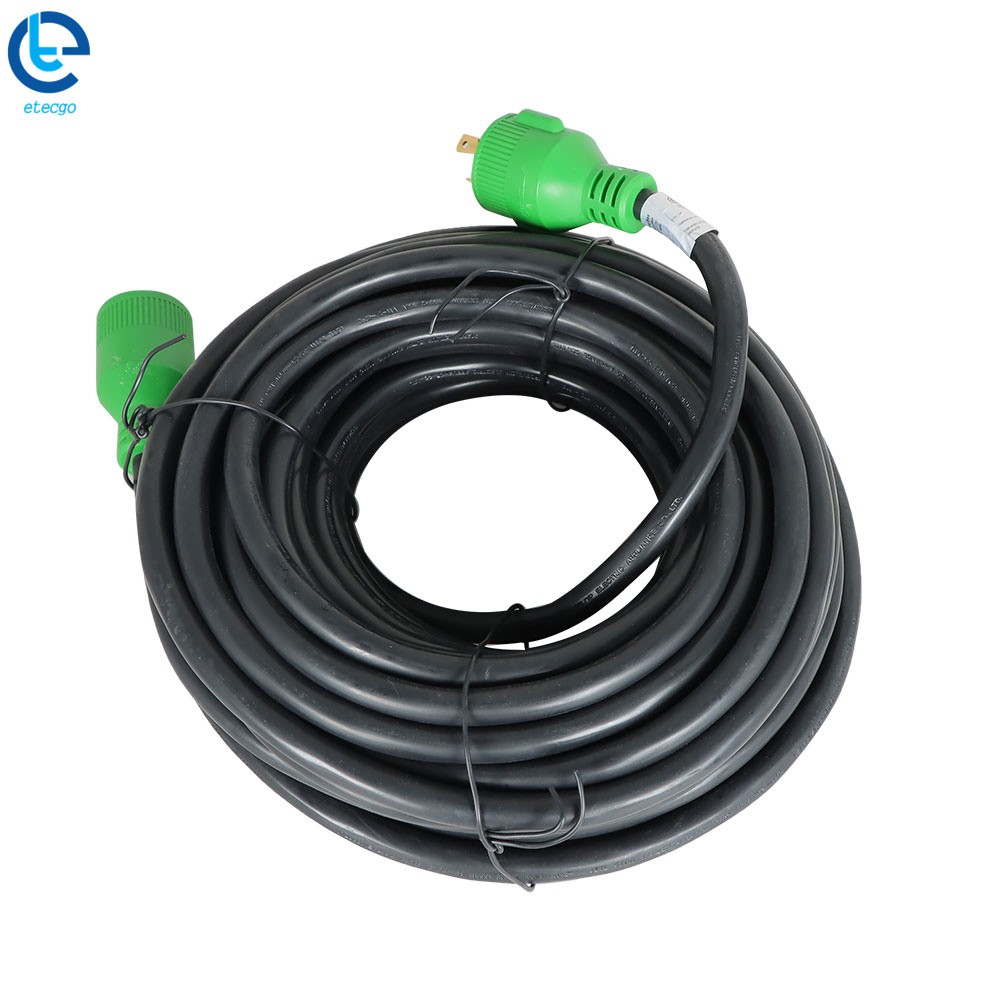 3 Prong 30 Amp Generator Extension Cord 10/15/25-75/100 Feet NEMA L5-30P/L5-30R