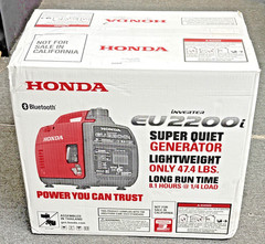 Honda EU2200i Bluetooth Lightweight Super Quit Gas Generator 2200 watts