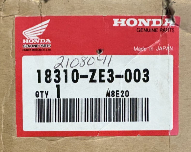 Genuine Honda OEM NOS 18310-ZE3-003 Muffler for Generators